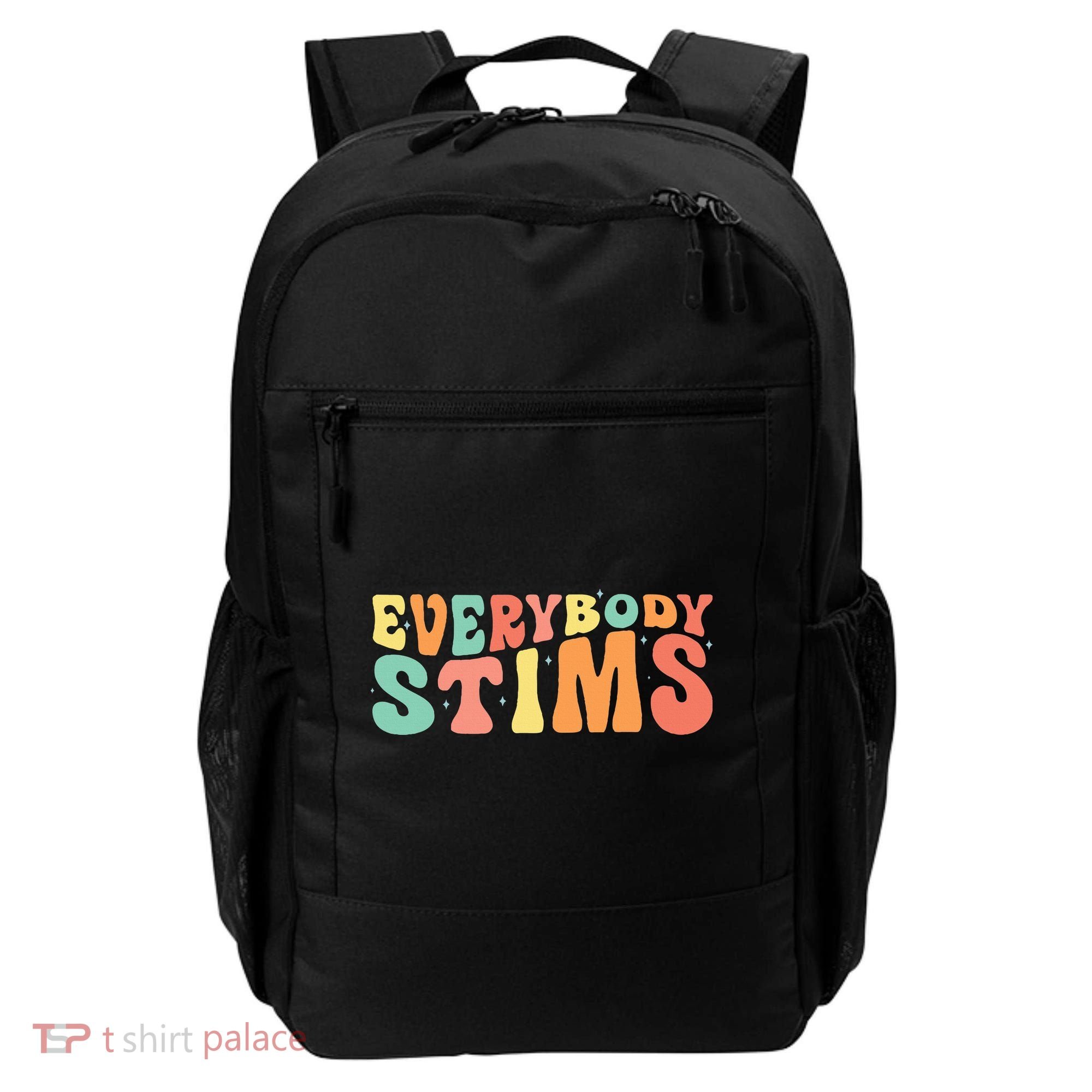 Everybody Stims Neurodiversity Acceptance SPED Teacher  Backpack