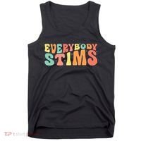 Everybody Stims Neurodiversity Acceptance SPED Teacher  Tank Top thumb 0