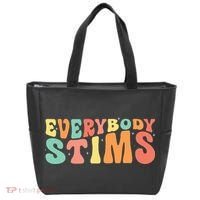 Everybody Stims Neurodiversity Acceptance SPED Teacher  Tote Bag thumb 0