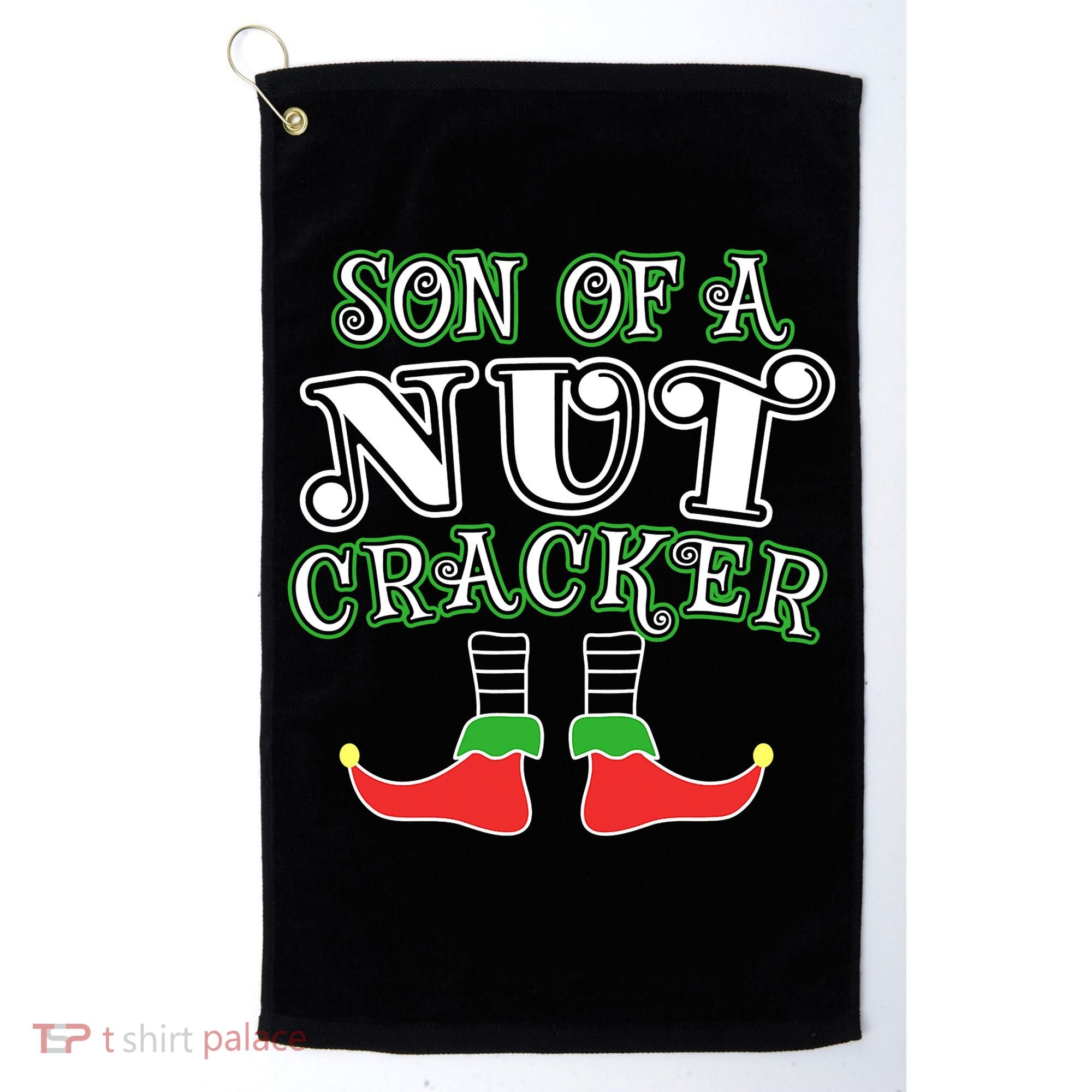Elf Son Of A Nutcracker Golf Towel