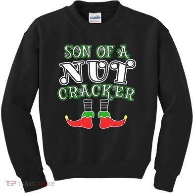 Elf Son Of A Nutcracker Kids Sweatshirt