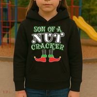 Elf Son Of A Nutcracker Kids Hoodie thumb 3