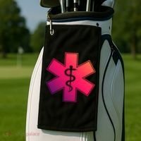 Emt Star Of Life Ems First Responder Emts Gift Golf Towel thumb 2