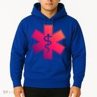 Emt Star Of Life Ems First Responder Emts Gift Hoodie thumb 2