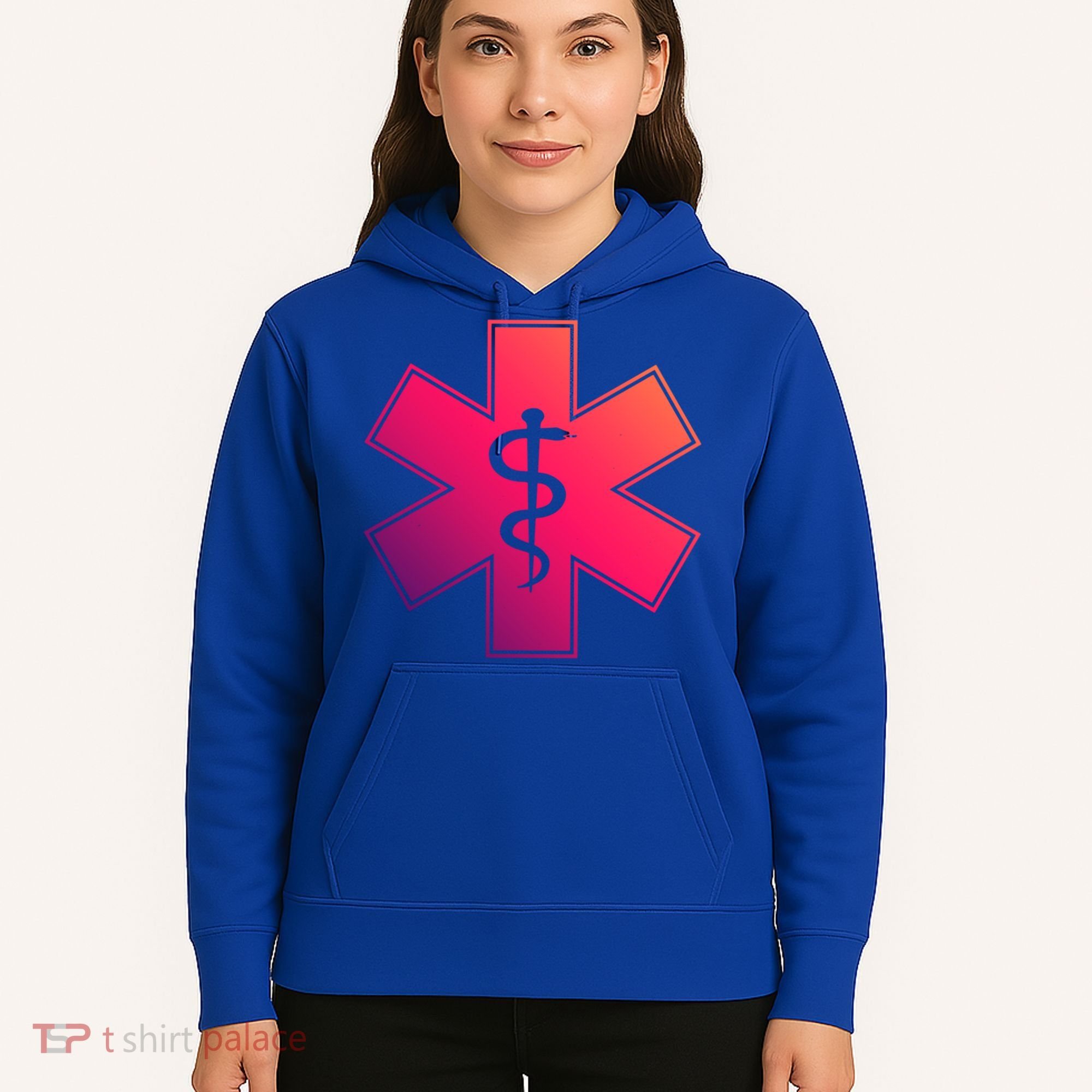 Emt Star Of Life Ems First Responder Emts Gift Hoodie