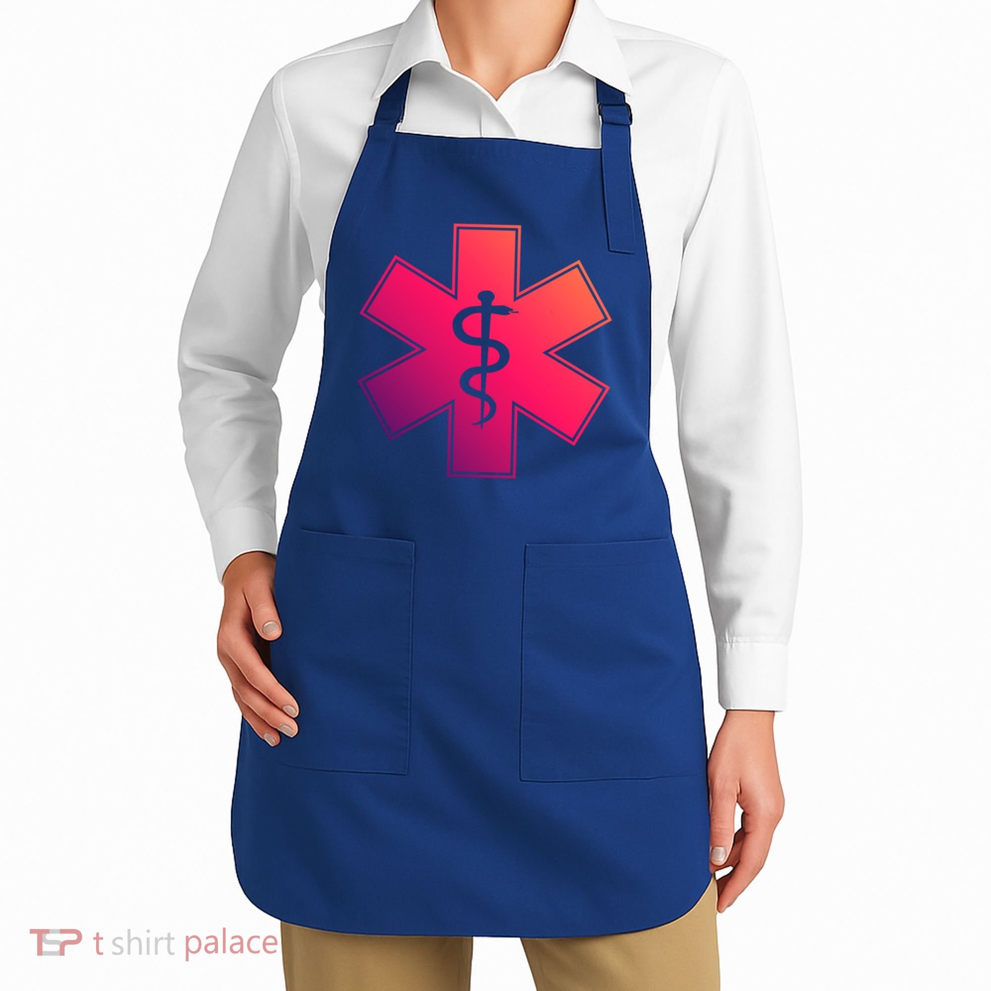 Emt Star Of Life Ems First Responder Emts Gift Apron