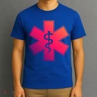 Emt Star Of Life Ems First Responder Emts Gift T-Shirt thumb 3
