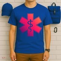 Emt Star Of Life Ems First Responder Emts Gift T-Shirt thumb 6