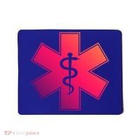 Emt Star Of Life Ems First Responder Emts Gift Mousepad thumb 0