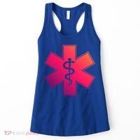Emt Star Of Life Ems First Responder Emts Gift Women's Tank Top thumb 0
