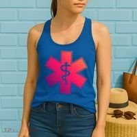 Emt Star Of Life Ems First Responder Emts Gift Women's Tank Top thumb 2