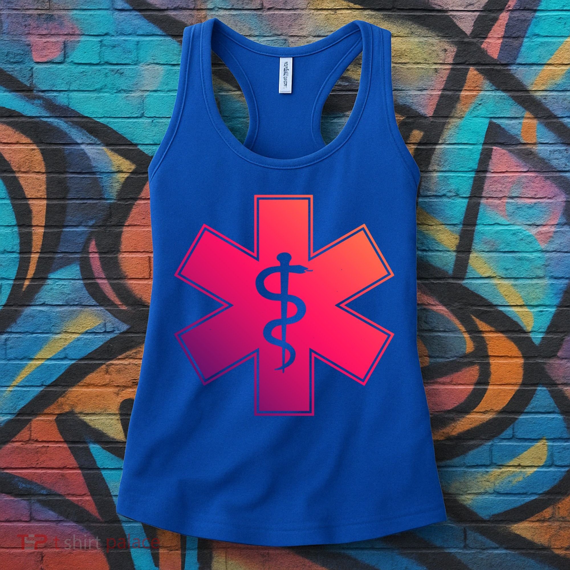 Emt Star Of Life Ems First Responder Emts Gift Women's Tank Top