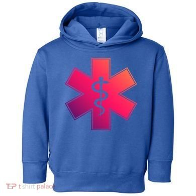 Emt Star Of Life Ems First Responder Emts Gift Toddler Hoodie