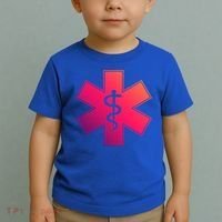 Emt Star Of Life Ems First Responder Emts Gift Toddler T-Shirt thumb 2