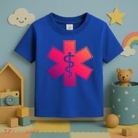Emt Star Of Life Ems First Responder Emts Gift Toddler T-Shirt thumb 3