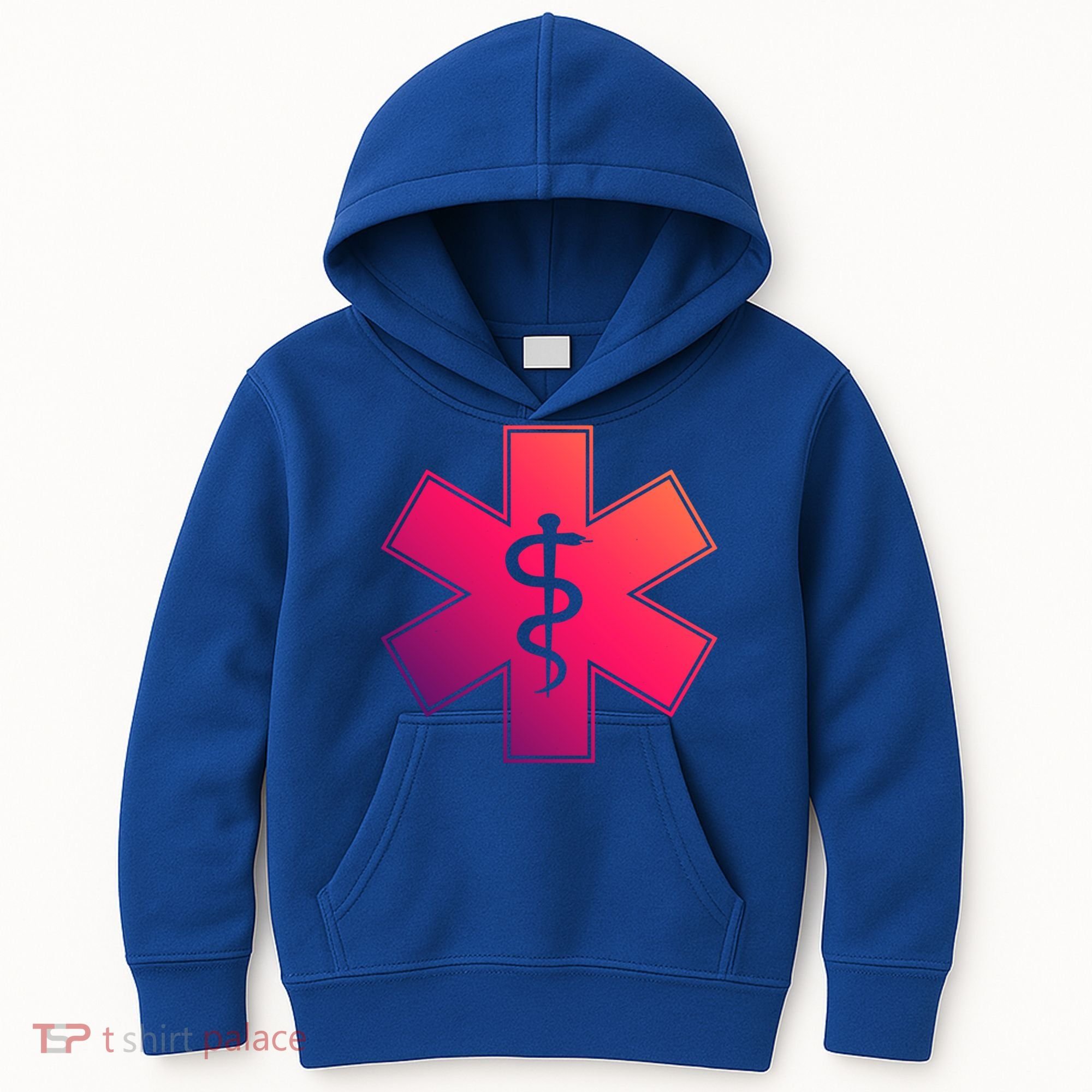 Emt Star Of Life Ems First Responder Emts Gift Kids Hoodie