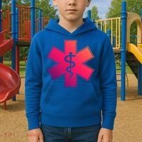 Emt Star Of Life Ems First Responder Emts Gift Kids Hoodie thumb 2