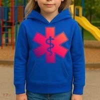 Emt Star Of Life Ems First Responder Emts Gift Kids Hoodie thumb 3