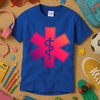 Emt Star Of Life Ems First Responder Emts Gift Kids T-Shirt thumb 3