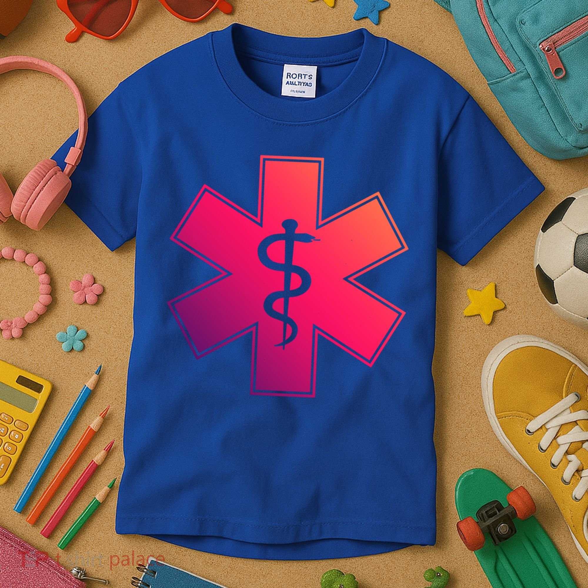 Emt Star Of Life Ems First Responder Emts Gift Kids T-Shirt