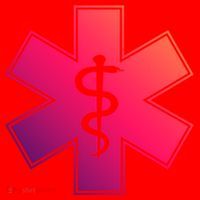 Emt Star Of Life Ems First Responder Emts Gift Santa Hat thumb 1