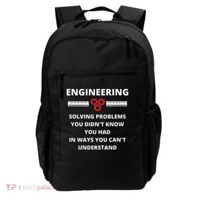 Engineering Solving Problems Funny Sarcastic Engineer Backpack