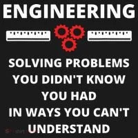 Engineering Solving Problems Funny Sarcastic Engineer Backpack thumb 2