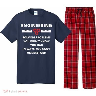 Engineering Solving Problems Funny Sarcastic Engineer Pajama Set