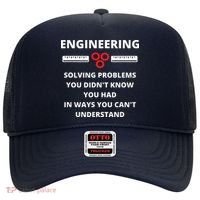 Engineering Solving Problems Funny Sarcastic Engineer Hat thumb 0