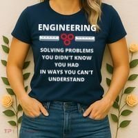 Engineering Solving Problems Funny Sarcastic Engineer Women's T-Shirt thumb 2