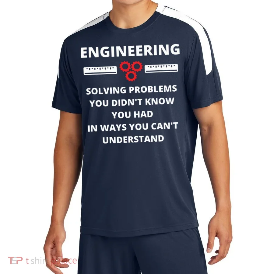 Engineering Solving Problems Funny Sarcastic Engineer Soccer Jersey