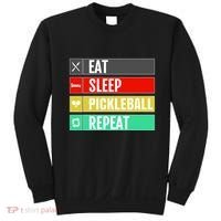 Eat Sleep Pickleball Repeat Funny Pickle Ball Sweatshirt thumb 0