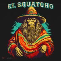 El Squatcho Poncho Western Bigfoot Funny Sasquatch Visor thumb 3