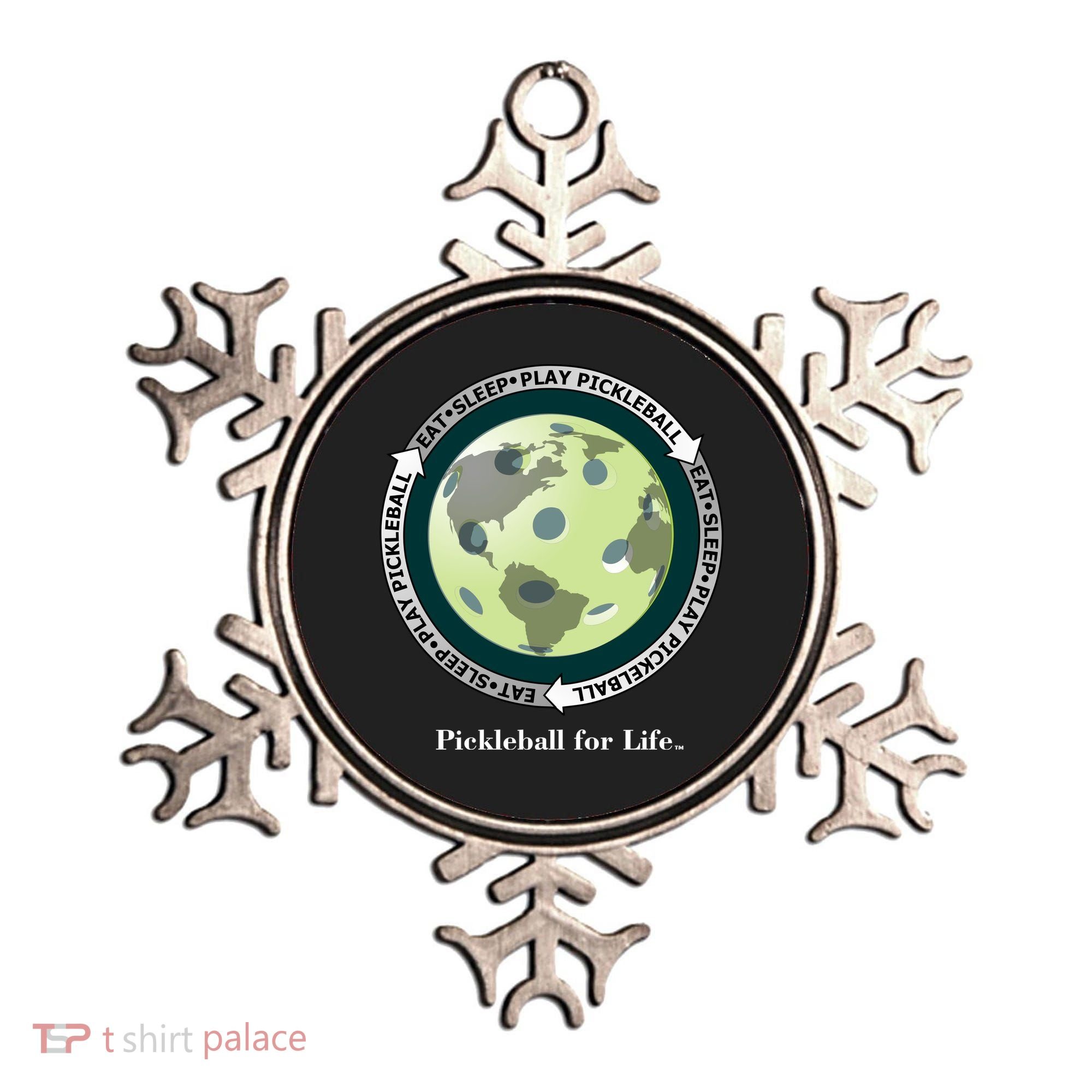 Pickleball | Fun Pickleball | Great Pickleball | Pickleball Shirt | Eat Sleep Pickleball Ornament