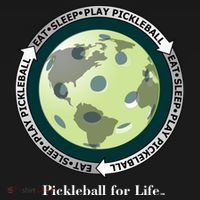 Pickleball | Fun Pickleball | Great Pickleball | Pickleball Shirt | Eat Sleep Pickleball Ornament thumb 1