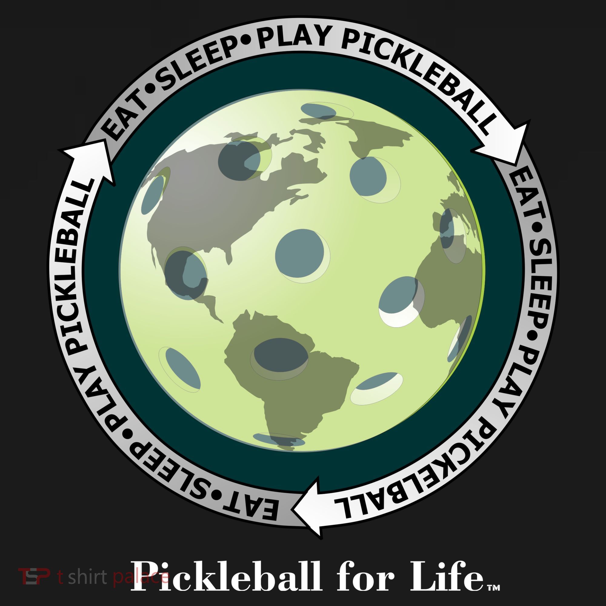 Pickleball | Fun Pickleball | Great Pickleball | Pickleball Shirt | Eat Sleep Pickleball Ornament