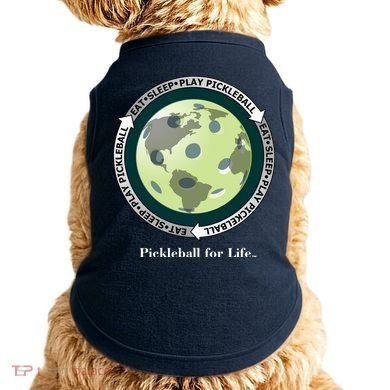 Pickleball | Fun Pickleball | Great Pickleball | Pickleball Shirt | Eat Sleep Pickleball Doggie Tank