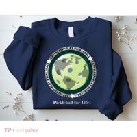 Pickleball | Fun Pickleball | Great Pickleball | Pickleball Shirt | Eat Sleep Pickleball Sweatshirt thumb 2