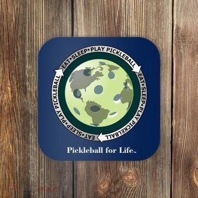 Pickleball | Fun Pickleball | Great Pickleball | Pickleball Shirt | Eat Sleep Pickleball Coaster