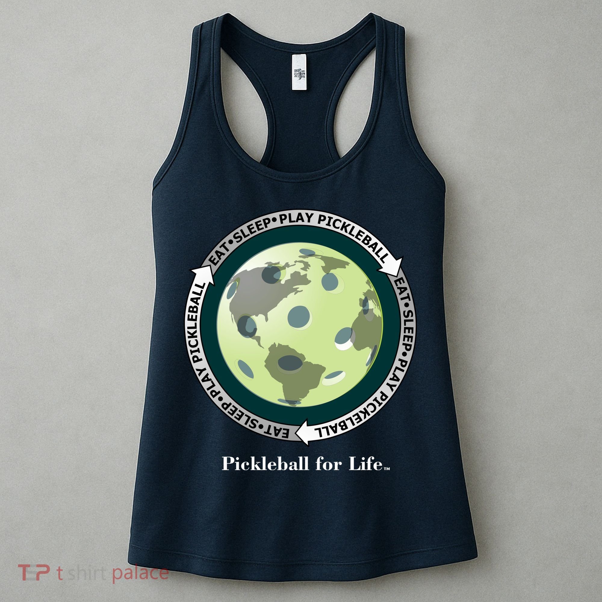 Pickleball | Fun Pickleball | Great Pickleball | Pickleball Shirt | Eat Sleep Pickleball Women's Tank Top