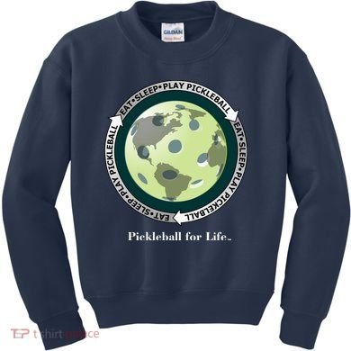 Pickleball | Fun Pickleball | Great Pickleball | Pickleball Shirt | Eat Sleep Pickleball Kids Sweatshirt