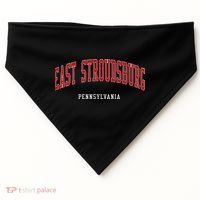 East Stroudsburg Pennsylvania College Style USA-Made Doggie Bandana thumb 0