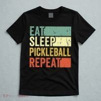 Eat Sleep Pickleball Repeat Vintage Retro T-Shirt thumb 5