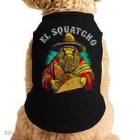 El Squatcho Poncho Taco Western Bigfoot Sasquatch Lovers Doggie Tank thumb 0
