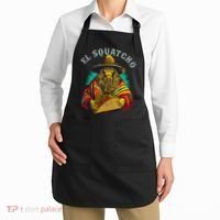 El Squatcho Poncho Taco Western Bigfoot Sasquatch Lovers Apron thumb 2