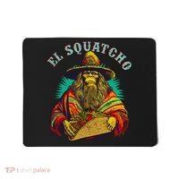El Squatcho Poncho Taco Western Bigfoot Sasquatch Lovers Mousepad thumb 0