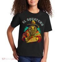 El Squatcho Poncho Taco Western Bigfoot Sasquatch Lovers Kids T-Shirt thumb 2