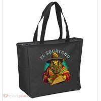 El Squatcho Poncho Taco Western Bigfoot Sasquatch Lovers Tote Bag thumb 2