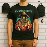 El Squatcho Poncho – Western Bigfoot Funny Sasquatch T-Shirt thumb 6