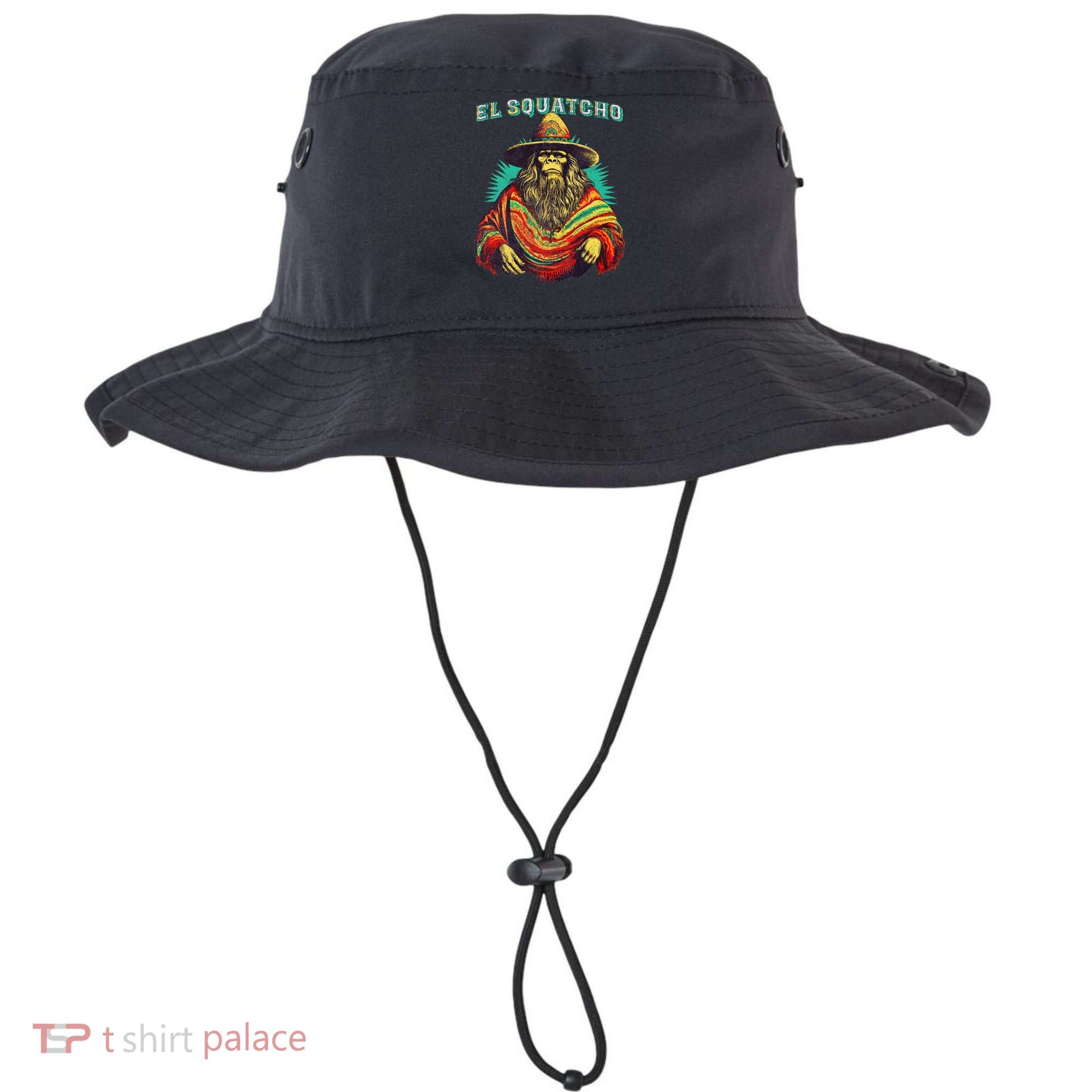 El Squatcho Poncho – Western Bigfoot Funny Sasquatch Bucket Hat